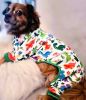 Unbranded — Soft Dog Pajamas Comfortable Adorable Onesie Cozy Print Leash Hole Washable Cuffed Lightweight Fit Small Medium Large Dogs