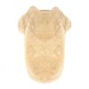 Dog Sweater Soft Polyester Plush Pullover Lightweight Warm Cozy Fleece Winter Outfit