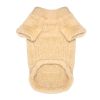 Dog Sweater Soft Polyester Plush Pullover Lightweight Warm Cozy Fleece Winter Outfit