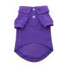 Doggie Design Solid Dog Polo Embroidered Breathable Lightweight