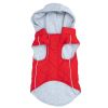 Dog Sweatshirt Hoodie Detachable Hood Flannel Coat Weekender Plaid Fleece Outfit