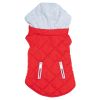 Dog Sweatshirt Hoodie Detachable Hood Flannel Coat Weekender Plaid Fleece Outfit