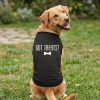 Doggie Design Got Treats Dog Shirt Black Humorous Tank Top