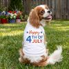 Doggie Design Happy 4th of July Dog Shirt Patriotic Tee Celebration