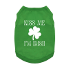 Doggie Design Kiss Me Im Irish Dog Shirt St Patricks Day Celebration