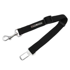 Doggie Design — Seat Belt Strap — Leash Adjustable Safety Car Harness Connector Secure Freedom Combination Puppy Travel Restraint Durable Design (Size: One Size)