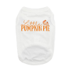 Doggie Design Little Pumpkin Pie Dog Shirt White Thanksgiving Tee
