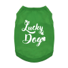 Doggie Design Lucky Dog Dog Shirt Emerald Green Celebration Tee