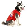 Doggie Design Red White and Cute Dog Shirt Patriotic Tee Celebration